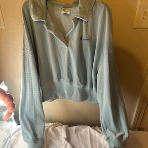 Nike Women's Sky Blue Sweatshirt